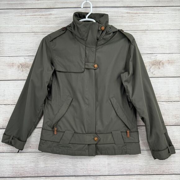 Columbia Convert Snowboard Jacket Womens Medium Olive Green Full Zip - Picture 1 of 12